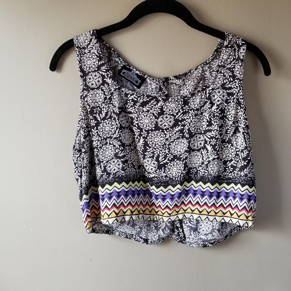 Angie Floral Crop Top